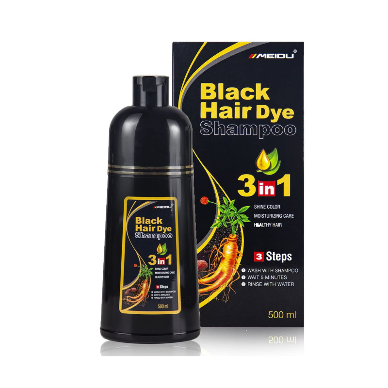 Shampoo con tinte 3 en 1 HIMEIDU 500ml Surtido