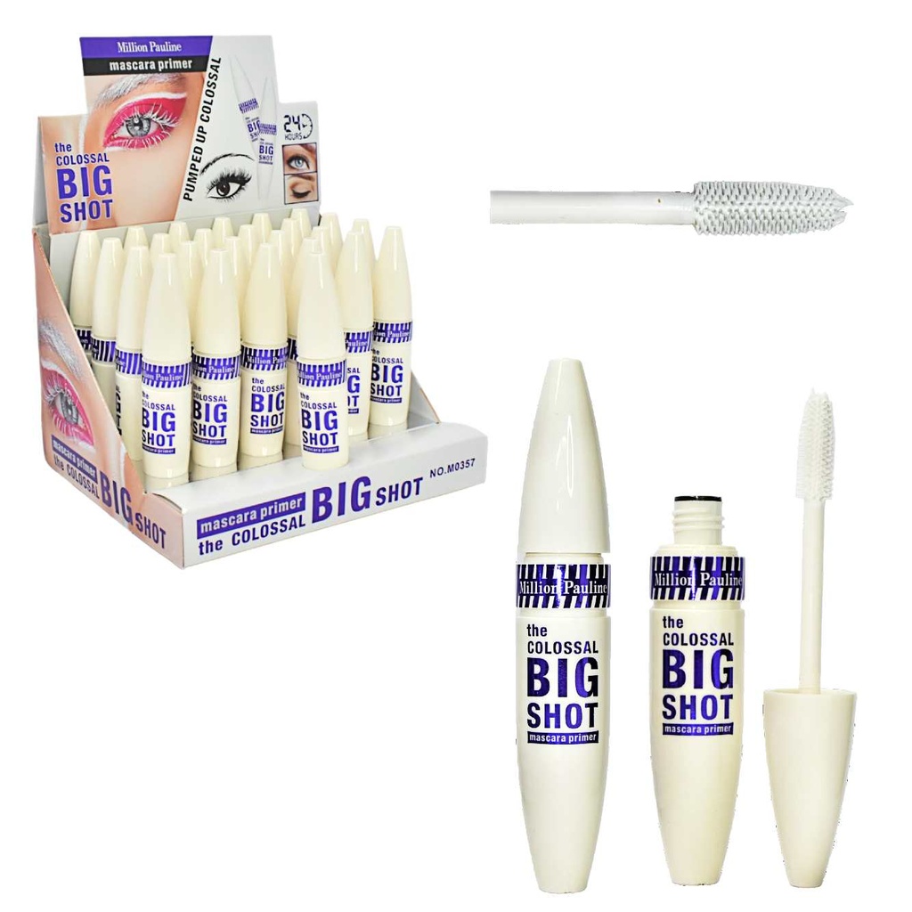 Mascara para pestañas color blanco Million Pauline