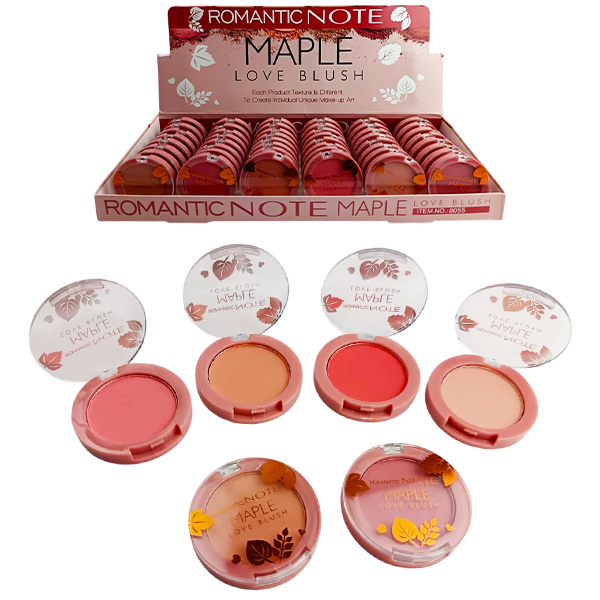 Rubores para rostro presentación redonda Maple Love brush Romantic Note