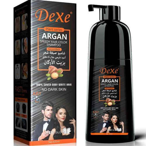 Shampoo con Tinte color Negro Natural de DEXE