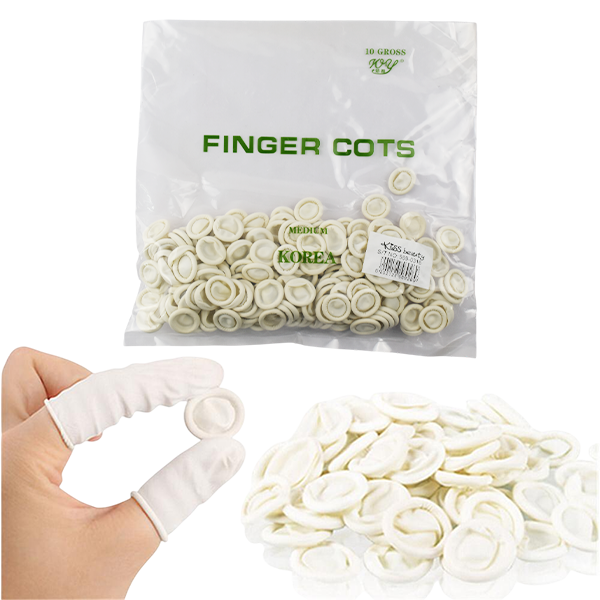 Bolsa de Guantes de Látex Desechables para Dedos