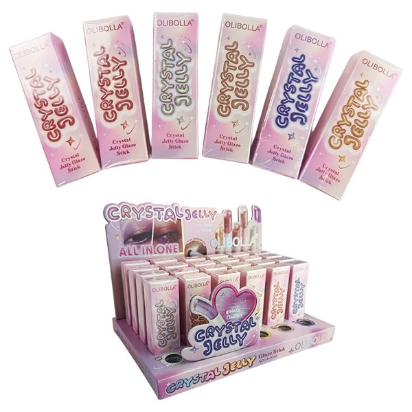 Sombras Crystal Jelly Glaze Stick de Olibolla variedad de tonos