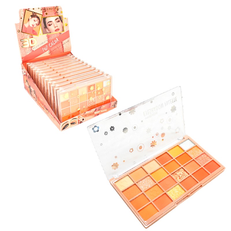Sombras Para Ojos Pop Color 3D Paleta De 24 Tonalidades De Angel Rose