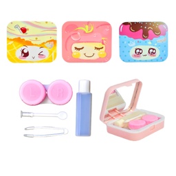 [6948154876086] Kit para lentes de contacto en diseño de caras animadas