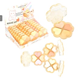 [6972545511126] Paleta De 4 correctores Mecow Presentacion Flor