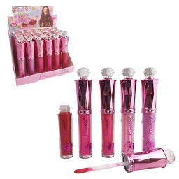 [6975975016438] Tinta para Labios tonos perlados surtidos en presentación de diamante de Rimocoo
