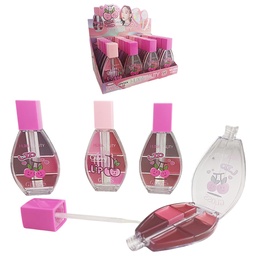 [6971605290896] Balsamo labial paleta de 6 colores con aplicador de cherrys Blush Lipstick Lip Balm de Huxia Beauty
